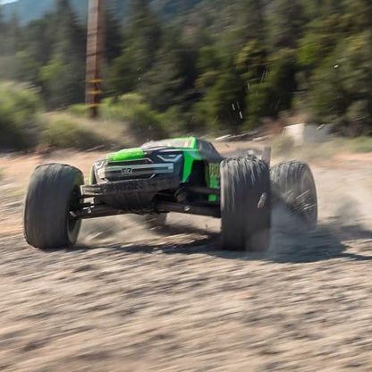 ARRMA RC Truck 1/8 KRATON 4X4 6S BLX BRUSHLESS V6 Speed Truck RTR (Lipo Battery and Charger Not Included) (Green/Black), ARA8608V6T3 - color: Green/Black