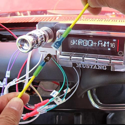 280Pcs Heat Shrink Spade Connector, Male and Female Spade Terminals Kit, Crimp Terminal Connectors, Quick Disconnect Connectors, Automotive Electrical Wire Connectors Kit (22-10 Gauge) - size: 280pcs-spade connector
