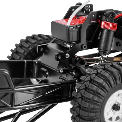INJORA Aluminum IR40 Hard Body Front Bumper & Rear Mount for 1/18 Redcat Ascent-18 Upgrade