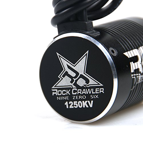 RC906 1250KV 6 Pole Brushless Motor for 1/10 1/14 Axial Wraith Crawler,Get funshobby Decal