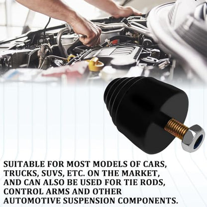 2 PCS Suspension Bump Stopper, Rubber Rear Suspension Shock Bump Stop Block with Screw Kit, Universal Shock Absorbers Bump Stops Replacement for Cars Trucks and Off-road Vehicles