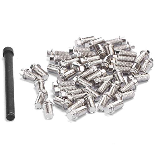 RC Screw Kit, Durable Stainless Steel M3 Screws, 50Pcs Beadlock Wheel Fasteners for RC Enthusiasts Off-Road Crawling and Maintenance