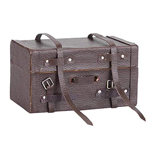 RC Luggage Box, Wood 1/10 Scale RC Climbing Truck Model Luggage Carry Case Bag for RC 4WD D90 D110