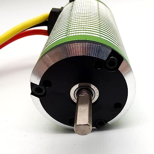 XTEAM 3674 1900KV Brushless Motor 2400W 78A 31V 4-Pole Design, Suitable for 1/8 1/10 1/12 RC Electric Racing Car, Buggy, RC Boat - size: 3674-1900KV