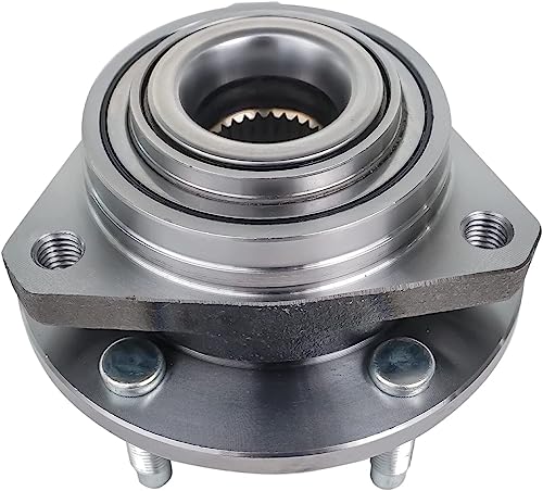 Detroit Axle - Front Right CV Axle Shaft + Wheel Hub & Bearing Replacement | for 2007 Pontiac G6 Non-ABS 4 Spd Automatic- 2pc Set - size: 2XW2900115/Pair