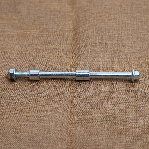 Mokuo 10mm 175mm Front Rear Axle with Bushing 6mm 15mm 20mm Fit for Motorcycle Pit Dirt Bike Moped Scooter QUAD ATV Mini Bike Parts - size: 10-175