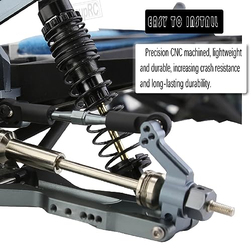 Full Aluminum Big Bore RC Shocks Absorber Damper Upgrades Part for 1/10 Slash/Stampede/Rustler/Bandit VXL 4X4 2WD,Front Rear Assembled Full Metal Shocks,4PCS Black - color: Black/4pcs
