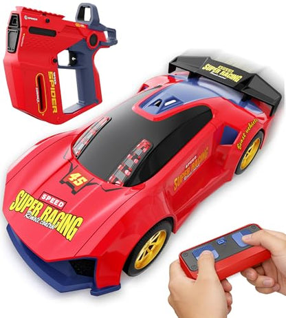 3-in-1 RC Drift Car Set - 2.4GHz Battle Remote Control Car, 2 Player Chase & Shoot Game, Parent-Child Interactive Toy Car, for Kids Ages 6+ (Red) - color: Red