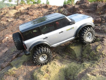 HOBBYSOUL 4.85'' Tall RC 1.9 Crawler Tires (Super Soft Sticky) T10 Mud Slingers X Tyre for 1/10 Rock Crawling TRX4 SCX10 Wraith Gen8 Upgrade, HS701544 - style: T10 ( Super Soft )