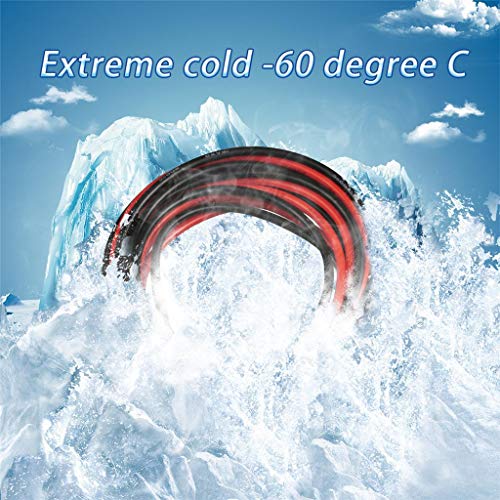 BNTECHGO 16 Gauge Silicone Wire red and Black Each 5ft Flexible 16 AWG Stranded Tinned Copper Wire - size: 10 feet