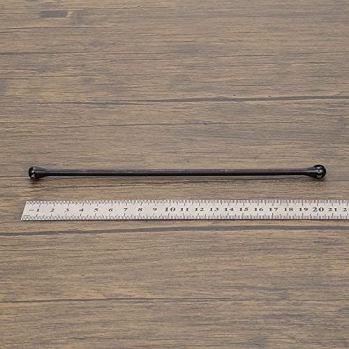 RCAWD CVD Driveshaft Dogbone 201mm #45 Steel ARA310924 for Arrma Kraton 8S BLX RTR EXB Roller Upgrade Parts (Black)