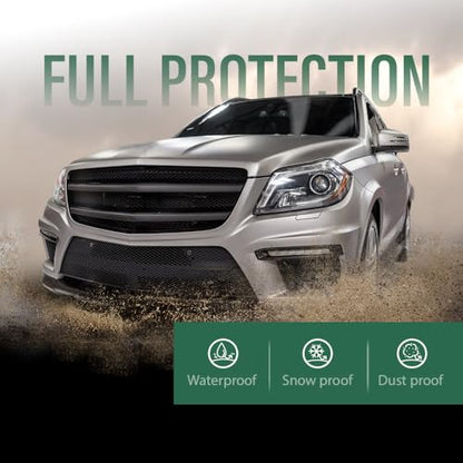 LQI Front Bumper Tow Eye Cap Tow Hook Cover | Fit 2013-2016 Benz X166 GL-Class GL350/450/550/ Not Fit Model with Standard 166-885-51-22, A1668855122, 1668855122 - size: Front | Fit Benz X166 GL-Class 2013-2016