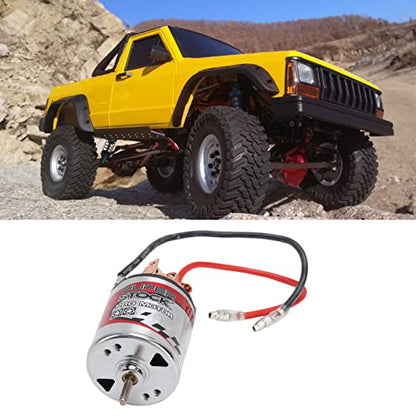 RC Motor 540 Brushed Water Proof Motor RC Car Boat Shaft 3.175mm for 1:10 Remote Control Crawler Axial Scx10 I II III Short Truck Boat Aaccessories (17T) - style: 17T