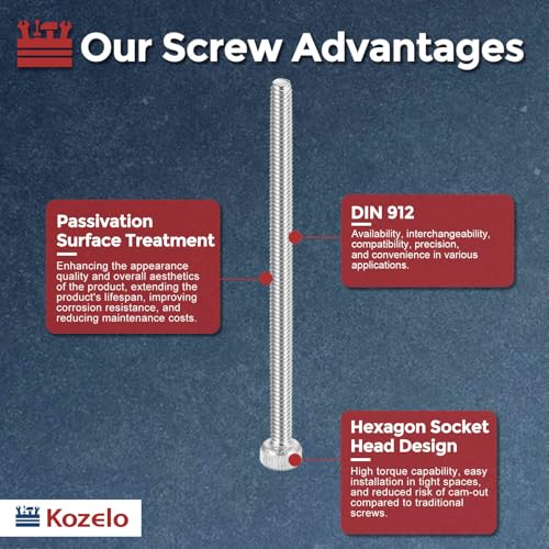 30pcs Socket Head Cap Screws - [M2-0.4 x 35mm] 304 Stainless Steel Allen Socket Drive for Electrical Motor 3D Printing Fan Engine Replacement Use, Silver - size: M2-0.4x35mm