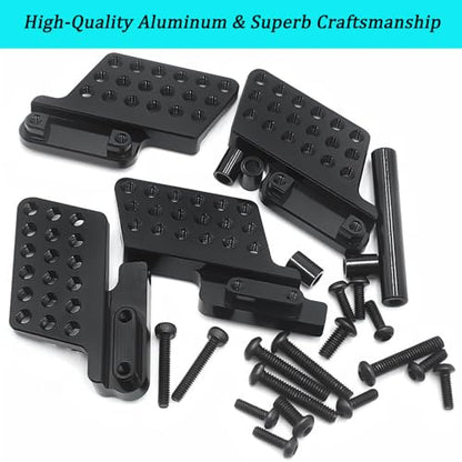MORLORDY 4Pcs RC Front Rear Shock Mount Adjustable Height Shock Damper Holder Towers Bracket for TRX4M Bronco Defender 1/18 RC Crawler Car