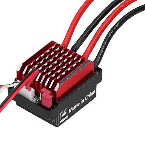 VGEBY 540 Brushed Motor, High Torque RC Car Motor with 360A ESC for 1/10 Scale Model (55T) T-Plug Compatible