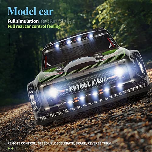 RC Car, Remote Control Car 1/28 Short Truck Car 2.4GHz Remote Control Race Car 30km/h High Speed Gift RTR with Metal Chassis 2 Battery for Adults