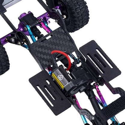 Carbon Fiber LCG Chassis Kit Frame Rail for Axial SCX24 Chevrolet C10 JLU Bronco Base Camp 1/24 RC Crawler Car