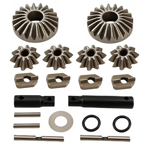 Steel Center Differential Gear Kit 8989 for 1/10 Maxx 1/8 Maxx Slash 6S RC | CNC Metal,Heavy Duty,Central Transmission,High Strength,Wear Resistant,Precision Fit,Durable,Drivetrain Upgrade,RC Parts
