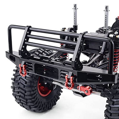 Srliya Metal RC Car, Adjustable Front Bumper Accessories, Fit for SCX10 1/10 RC Crawler Car