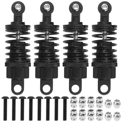 52mm Shock Absorbers Assembled & Hard Plastic 1/10 RC Drift Car Tires & Wheel Rims 12mm Hex