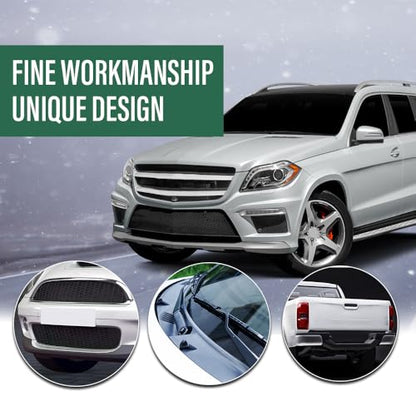 LQI Front Bumper Tow Eye Cap Tow Hook Cover | Fit 2013-2016 Benz X166 GL-Class GL350/450/550/ Not Fit Model with Standard 166-885-51-22, A1668855122, 1668855122 - size: Front | Fit Benz X166 GL-Class 2013-2016