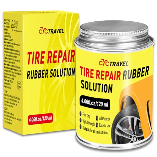 Bike Tire Repair Kit, Bicycle Inner Tube Puncture Patch Kits with 20 PCS Vulcanizing Patches, User Manual, Metal Rasp and Tire Lever, Bike Patch Kit for Mountain and Road Bike - style: Glue Version