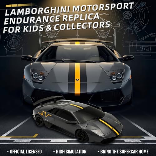 1:24 Official Licensed Lamborghini Murcielago LP670-4 Superveloce RC Car | Official Lamborghini replica,2.4G stable signal,rubber racing tires,ideal gift toy for boys ages 4-7, 8-12 and adults - color: Lambo-1:24 Lambo Murciélago Sv