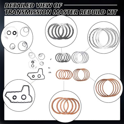 JF010E RE0F09A CVT Transmission Master Rebuild Kit Fits for 2011-ON Altima Maxima Murano 3.5L Repalce OE JF010E RE0F09A B181820C - size: JF010E