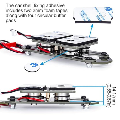 Magnetic Stealth Invisible Body Shell Post Mount Universal Shell Column for 1:10 RC Car SCX10 RC4WD D90 TRX4 Upgrade Parts