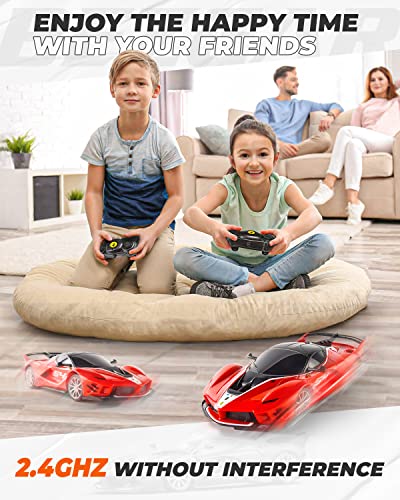 BEZGAR 1:24 Ferrari Remote Control Car Licensed FXX-K EVO | Official Ferrari Replica, 2.4G Stable Signal, Ideal Toy for Boys 6-8, 8-12 &Adults, Electric Racing, Hobby Collectible Model - color: Ferrari-1:24 Ferrari Fxx K Evo