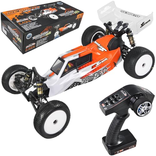 Serpent 1:10 Brushless RC Cars for Adults, 2WD Buggy, High Speed, Long Life | High-Performance, Off-Road, RTR Oil Filled Shocks Remote Control Racing Car, Battery and Charger Excluded (SRX-2 MM)
