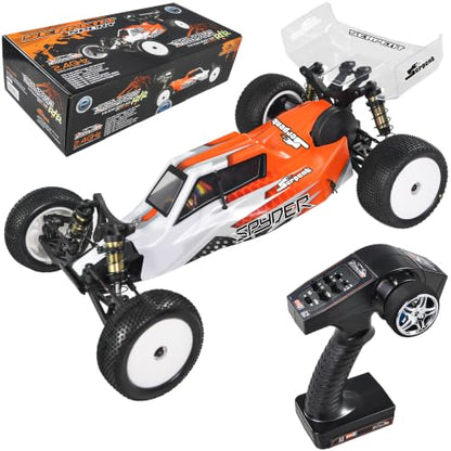 Serpent 1:10 Brushless RC Cars for Adults, 2WD Buggy, High Speed, Long Life | High-Performance, Off-Road, RTR Oil Filled Shocks Remote Control Racing Car, Battery and Charger Excluded (SRX-2 MM)