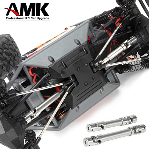 2pcs Universal Joint Driveshaft for 1/18 RC Rock Crawler Axial UTB18 Capra Unlimited Trail Buggy RC Steel Heavy Duty Drive Shaft