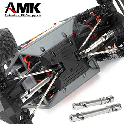 2pcs Universal Joint Driveshaft for 1/18 RC Rock Crawler Axial UTB18 Capra Unlimited Trail Buggy RC Steel Heavy Duty Drive Shaft