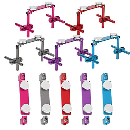 Milltrip RC Magnetic Body Mounts,Magnetic Body Shell Mount,Aluminum Magnetic Body Shell Mount Kit, Body Post Mount for 1/10 RC Racing Car() - color: Purple