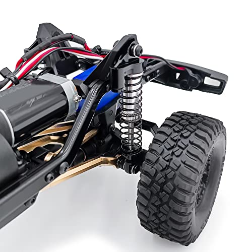 RC Shocks 56mm Adjustable Long Shock Absorber Damper for 1/18 TRX4M Crawler Car(Titanium) - color: Titanium