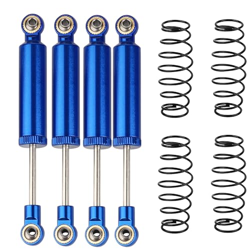 Shock Absorber Damper Internal Spring Built-in Spring For 1/10 RC Crawler Axial SCX10 I II III RBX10 Wraith TRX4 MST Redcat (blue, 90mm) - color: blue, size: 90mm
