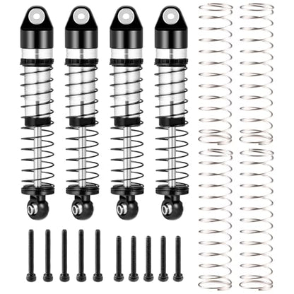 RCLIONS Aluminum 48mm Oil Shock Absorber for AXIAL SCX24 1/24th RC Crawler | Big Bore Damper RC Crawler Car Upgrade Parts - size: 48mm