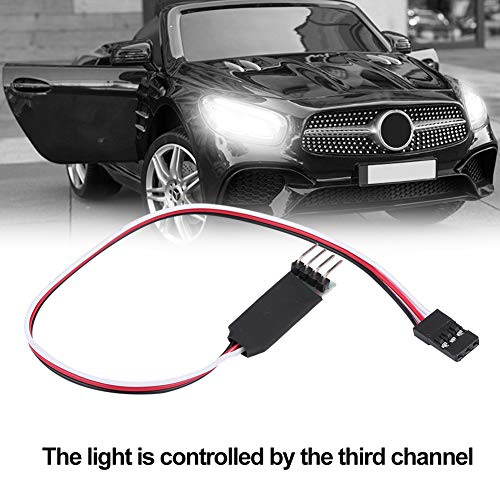Small Light Bar for RC Car Cable 8×6×1 190mm Light System Extension Cable for RC Model Car Flash 3 Channel