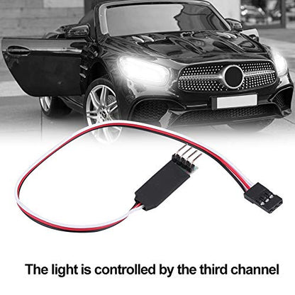 Small Light Bar for RC Car Cable 8×6×1 190mm Light System Extension Cable for RC Model Car Flash 3 Channel