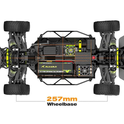Helidirect Rlaarlo 1/10 Brushless RTR 4WD RC Rally Car - Remote Control Car RC Cars for Adults (Carbon Fiber) - color: Carbon Fiber