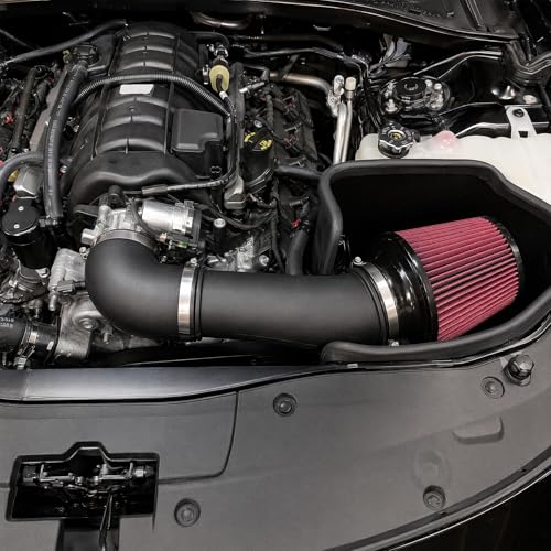 76mm 3" Car Air Intake Filter, High Flow Aluminum Alloy Round Tapered Cone Filters Replacement, Heavy Duty Closed-Top Engine Air Intake Filters for Cars Trucks SUVs