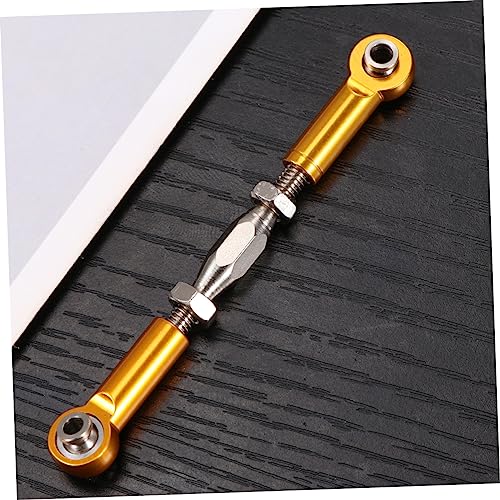 6pcs Adjustable Turnbuckle Rod Linkage for Rc Hsp Racing Trucks and Buggies Aluminum Upgrade Parts Yellow - color: Yellow
