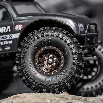 INJORA S5 1.0" Cling On Tires 64 * 24mm for TRX4M SCX24 1/18 1/24 RC