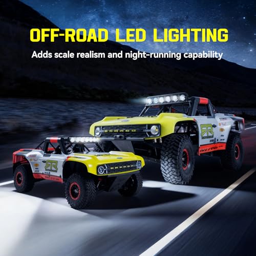 FCXㅤ FMS 1/18 Ford Bronco U4 S RC Truck, Hobby RC Crawler with Remote Controlled Lighting, Cooling System 4WD Drivetrain RC Crawler for Adults, Brushed RTR, 2024 - color: 2024