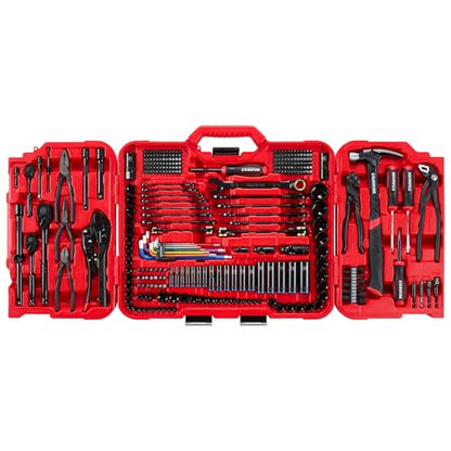 STARWORK TRUE MECHANIC 306-Piece Mechanics Tool Set and Socket Set, Comprehensive Tool Kit, Automotive Repair Tool Set, Professional - size: 306 PC