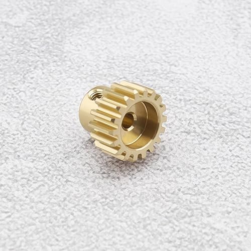 ECSiNG 5PCS 32DP 3.175mm Pinion Motor Gear Set 16T 17T 18T 19T 20T for 1/10 RC Car 3650 540 550 Brushless Motor Shaft Sprocket Replacement Parts