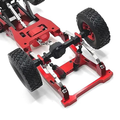 Compatible with MN for MN82 for LC79 1/12 Rc Car Spare Metal Upgrade Parts Accessories Rear Axle Fixed Shock Absorber for Spring Plate RC Assortment