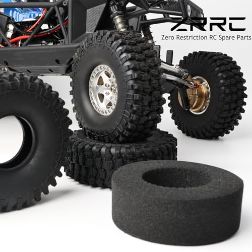 Soft 1.9 RC Crawler Tires with Foam Inserts for Traxxas TRX4 Axial SCX10 III/II Redcat Gen8 Vanquish VS4-10/H10/F10 RC4WD HPI 1/10 RC Rock Crawlers Trail Trucks RC Climbing Tyres - size: 1.9 rc crawler tires